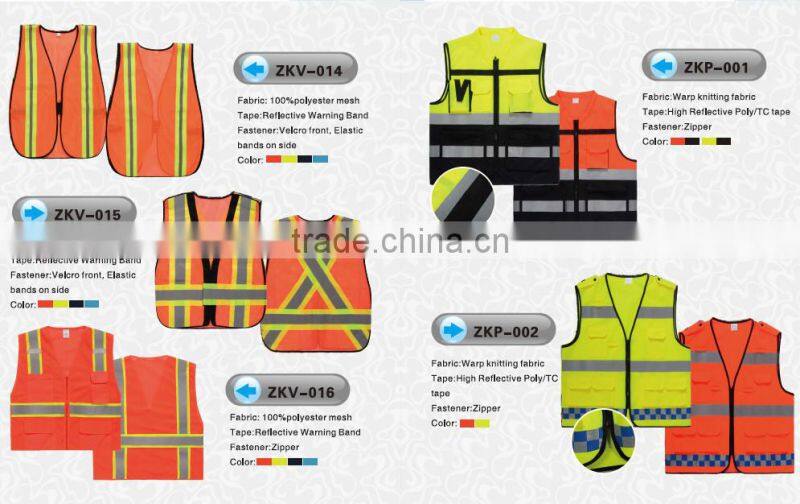 Hi-vis EN20471 disposable work safety vest with pockets