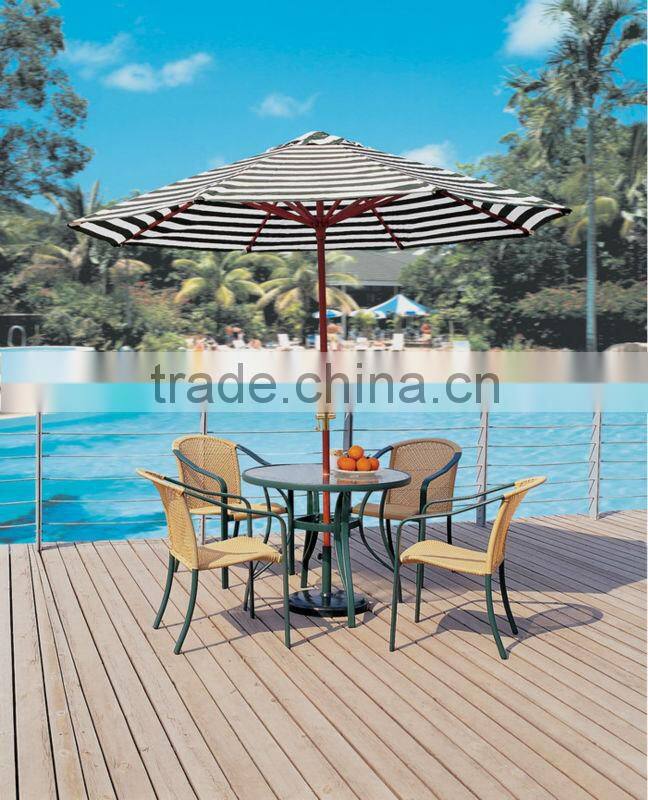 Patio outdoor garden waterproof sun parasol with aluminium frame