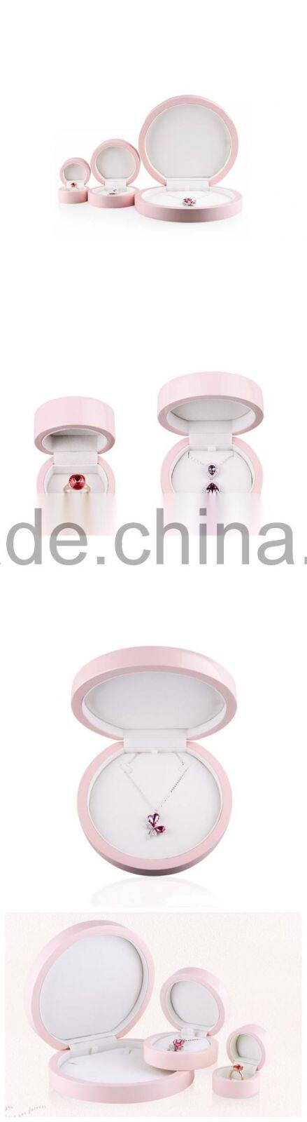 Glossy Lacquered Antique Plywood Wood Jewelry Gift Box Ring Box