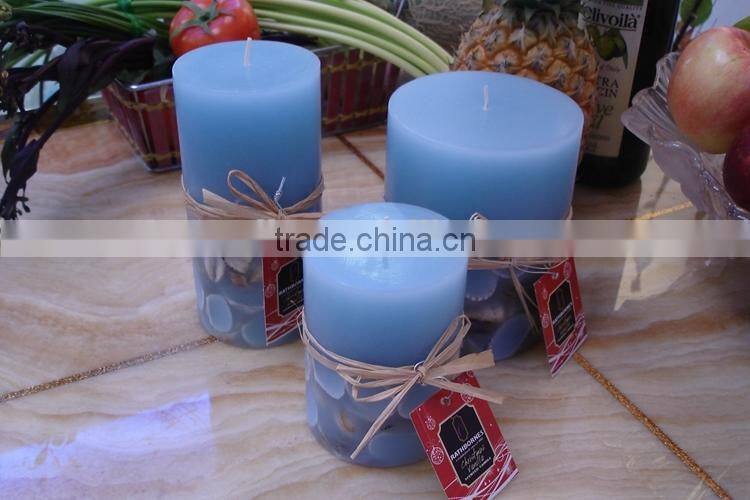 sea shell shaped scented decorative candle