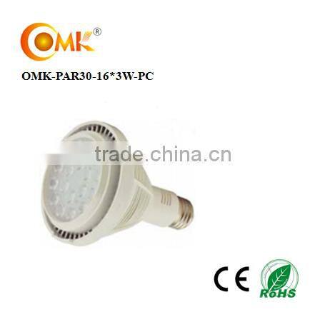 25W/35W/40W/45W par30 LED Light Source OMK-PAR30-16*3W-PA