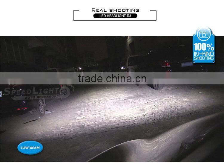 SPEEDLIGHT Hot Selling R3 H7 H4 LED HeadLight 2015 2016