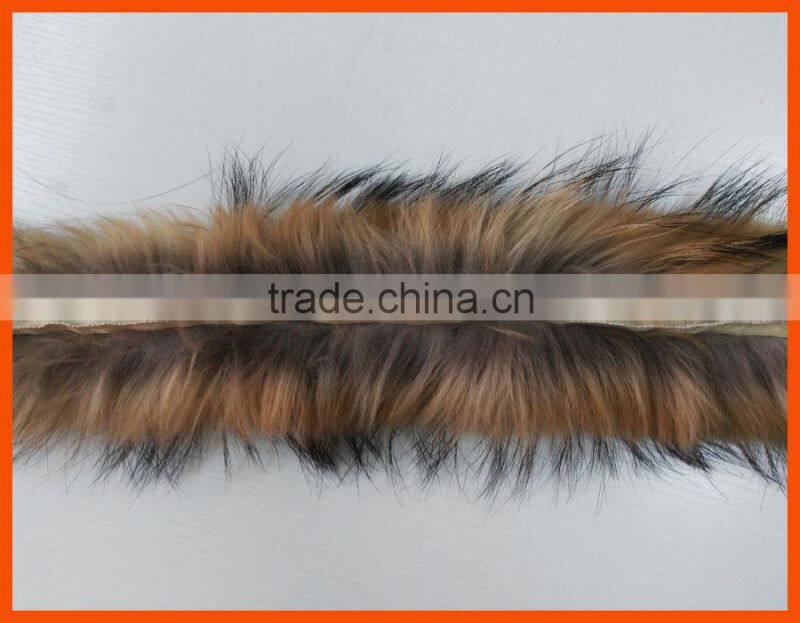 good quality raccoon fur trimming strips