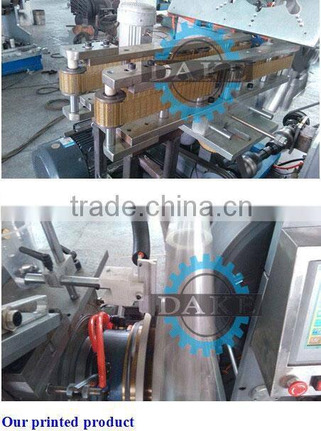 Six color plastic cup printing machine,curved offset surface printing machine,bowl printing machine