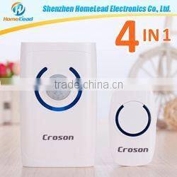 2016 New Design Touch Button Ring Door Bell Sound Wireless Waterproof Units
