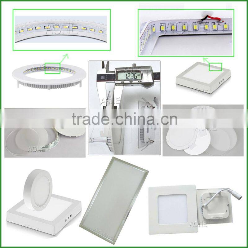 Rcetangle Downlight Super Thin 80Ra 3w to 120 watt AC85 - 265V SMD LED Panel Light SAA CE RoHs