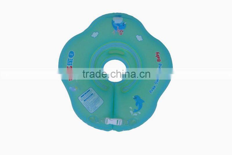 Free Swimming Baby Neck Float Inflatable Baby Bathtub Swim Trainer