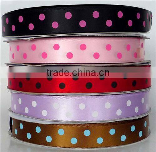 Washable Printed Satin Ribbon