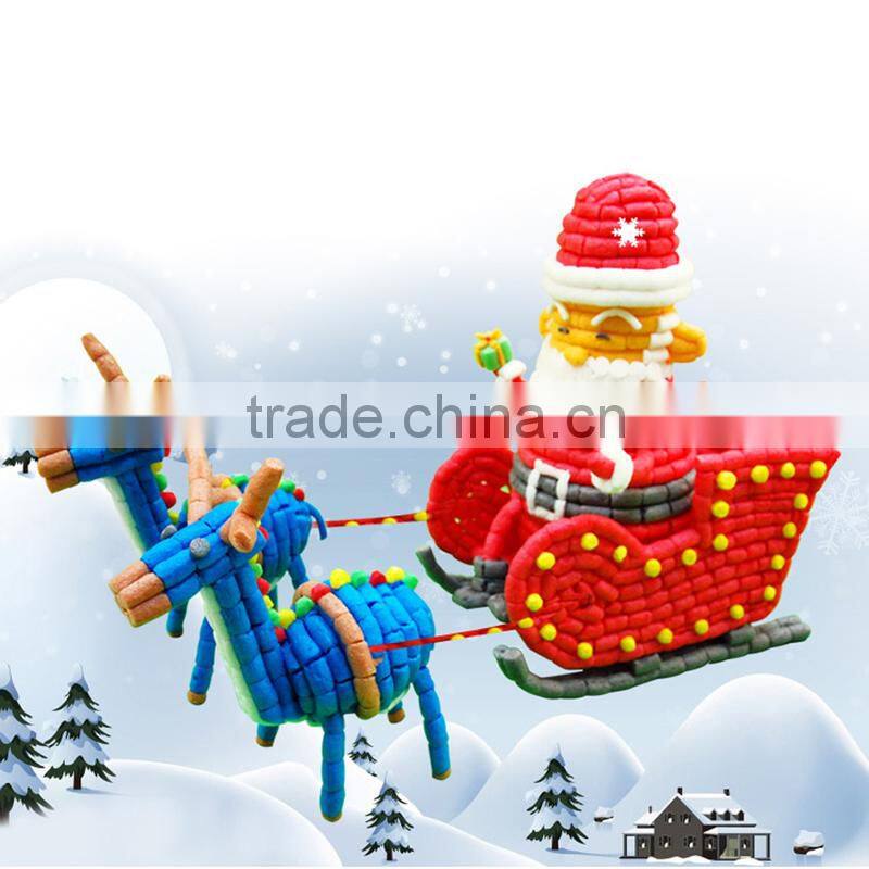 400PCS DIY Magic cornstarch block play set, play corn, 2016 new hot toys, move brain toys