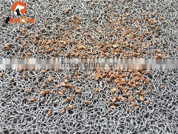 Cat embossed logo cat litter sand mat pvc extra thickness anti-tear extra size