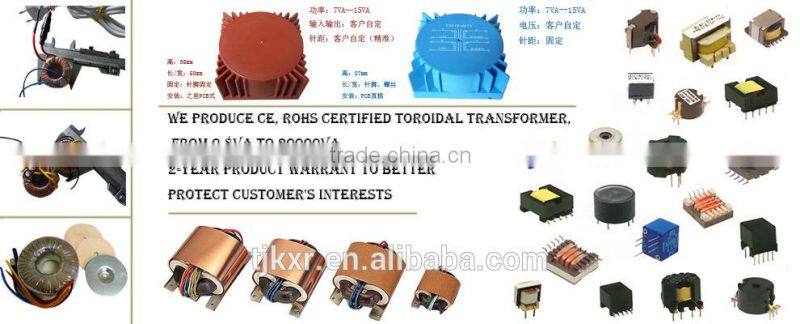 CE, ROHS, VDE, UL PCB mounted encapsulated 9V ac transformer