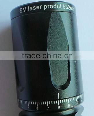 Green tactical laser flashlight for rifles or other long guns