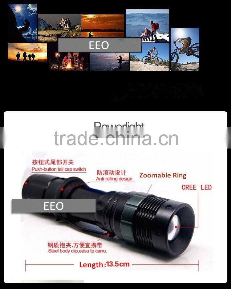 diving powerful led flashlight, led flashlight wristband, 100m led diving torch