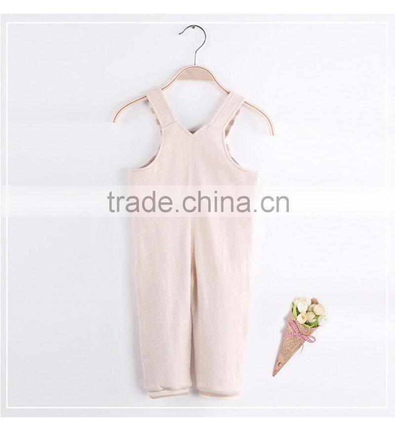 high quality baby long suspender trousers