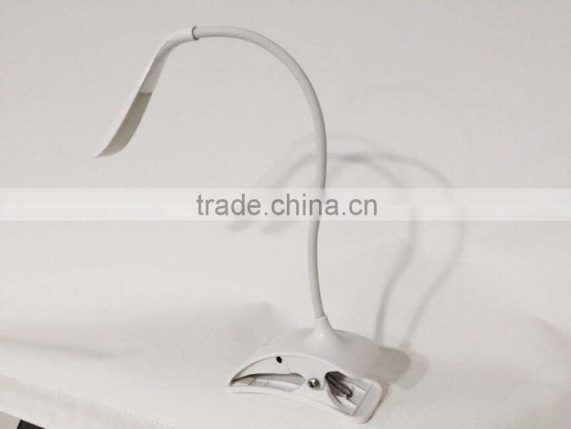 ABS plastic mini white led bed light student use eye protection led reading lights