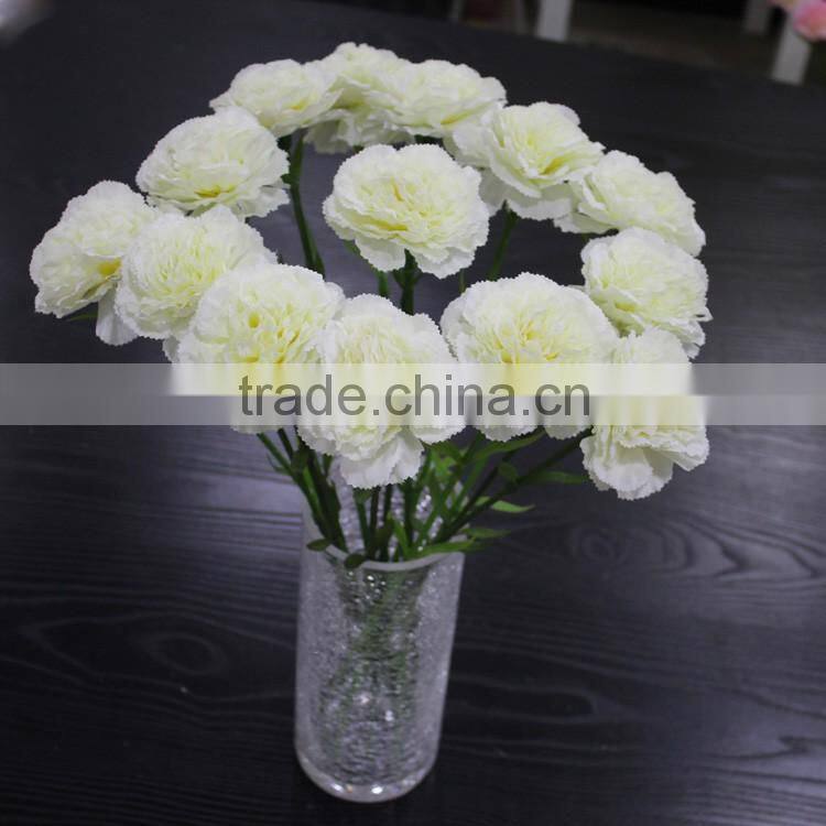artificial fabric carnation flower wholesale