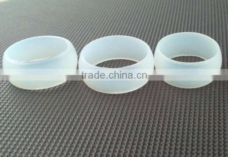 new model beautiful customized promotion silicone wedding ring for sale