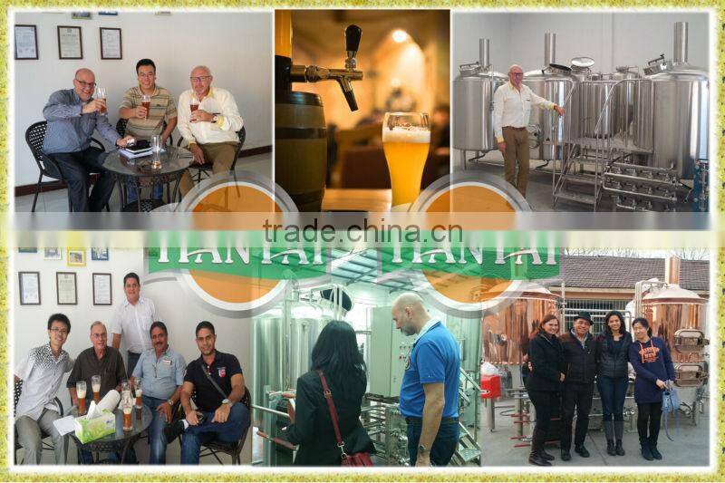 copper beer brewing equipment 100L, 200L, 300L, 400L, 500L, 800L, 1000L per batch
