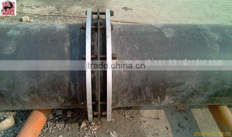 Flange end HDPE pipe