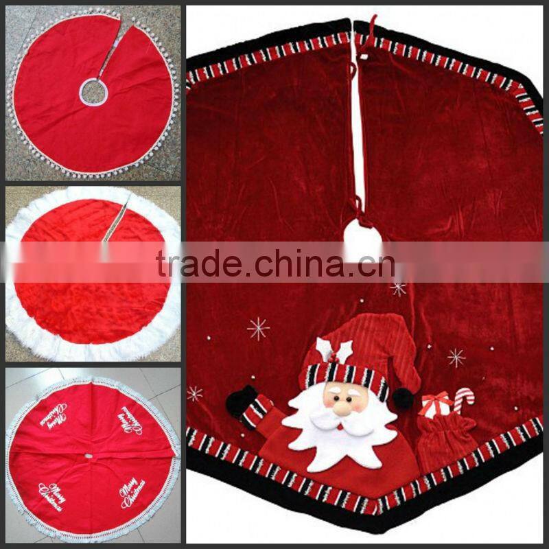 new product christmas fabric tree skirt personalized christmas tree skirt