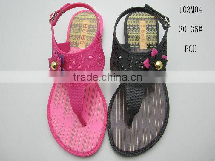 Best selling PCU Women Flipflops with Various Colors