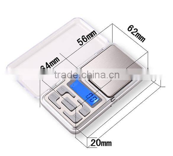 New 500g/0.1g LCD Pocket Electronic Mini Digital Jewelry Scale SV005453