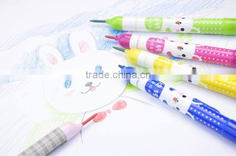 Wax color pencil, multi color pencil, wax color crayon