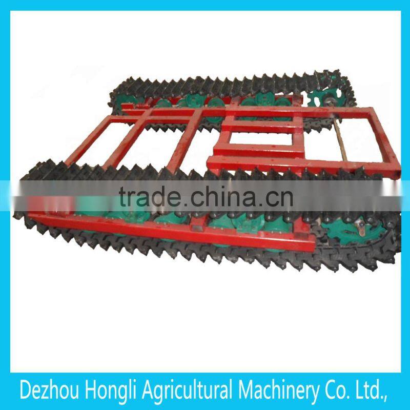 agriculture machinery parts metal track undercarriage with rubber coating