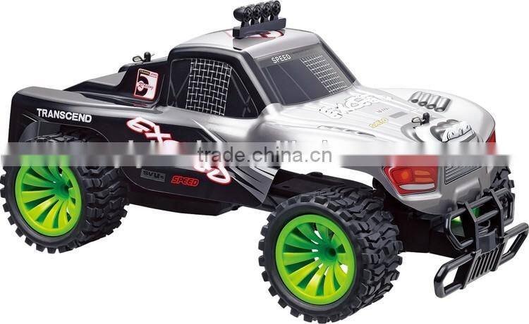 RC Truck 1/16 Scale Electric 2.4Ghz 4WD High Speed Remote Controlled Car Off Road Ready to Run