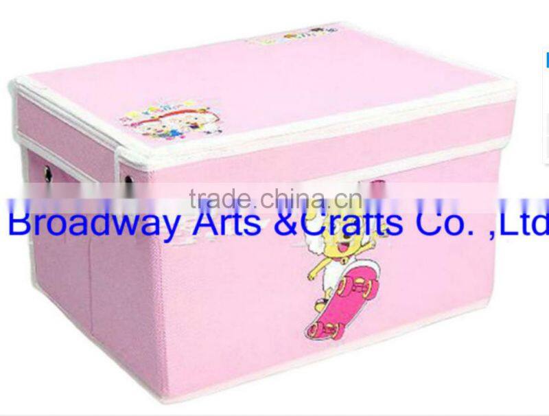 high quality custom non woven beautiful storage box