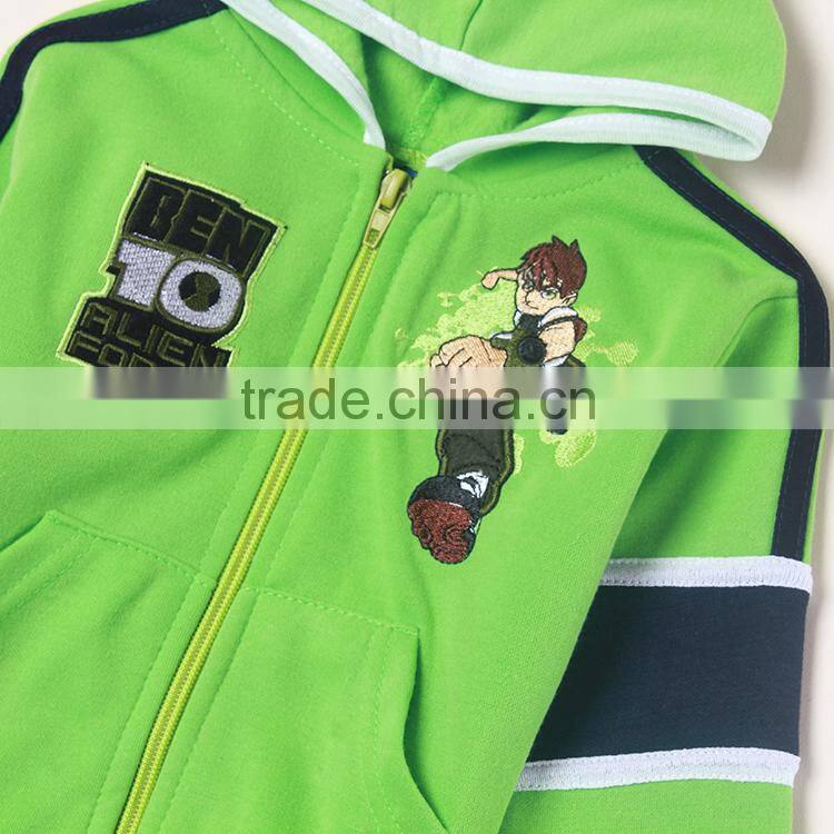 (CAR-1225) 2014 new design wholesale 2-10Y kids winter clothes boys fleece set