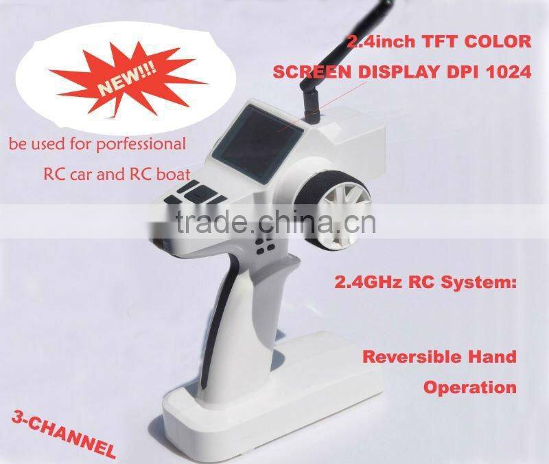 2013 hot sller 2.4Ghz transmitter rc car radio control with LED display
