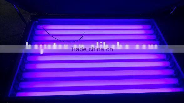 Tabletop vacuum UV exposure unit for screen printing frame