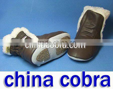 soft sole leather kids boots winter boots CHINA COBRA BOOTS
