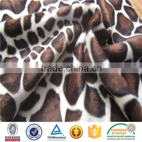 100%polyester snake skin print upholstery fabric for Europe and america market
