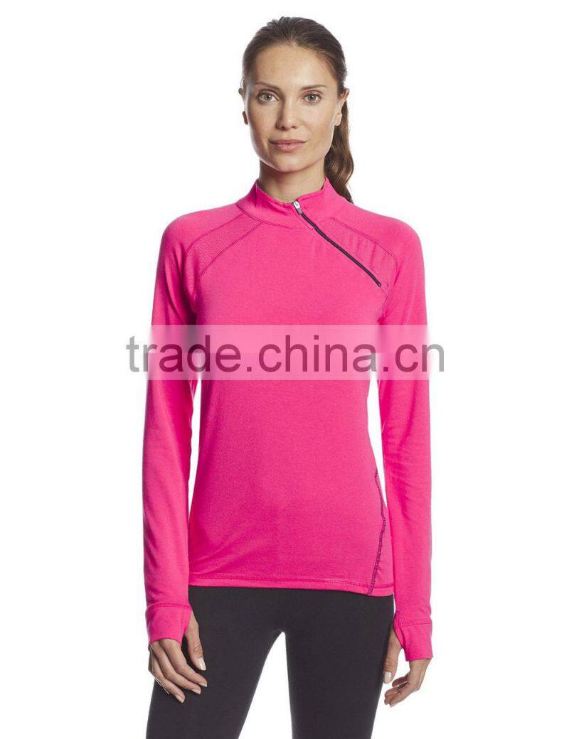 supplex/spandex dry fit womens fitness jacket