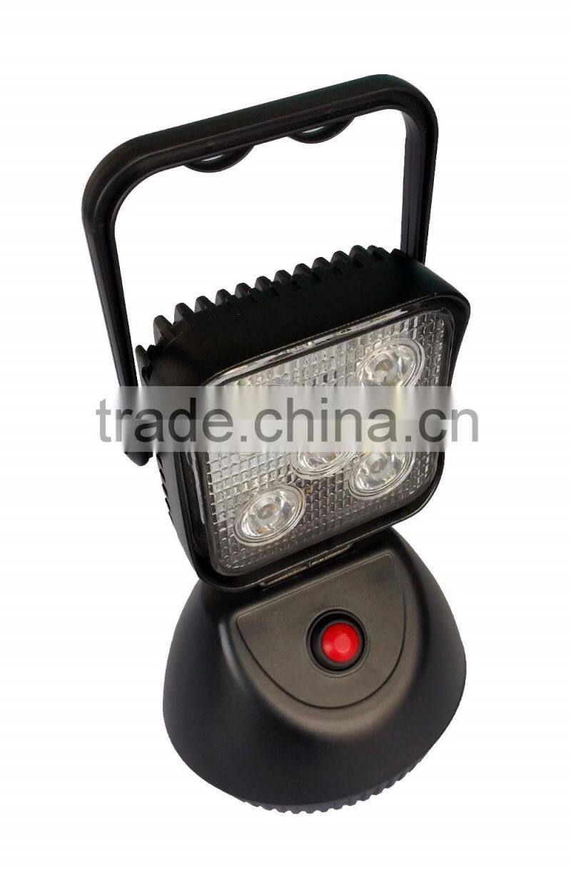 15w portable rechargeable emergency strobe lights for vehicle
