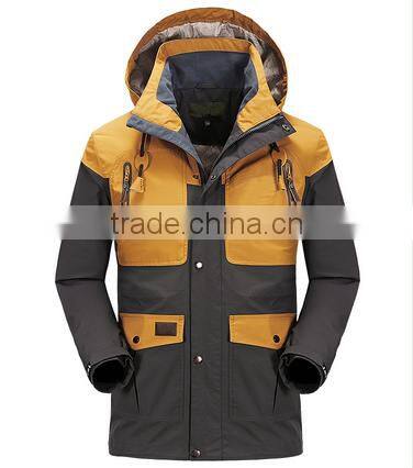 Custom men waterproof and windproof outdoor jackets