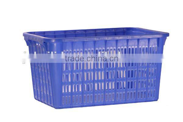 2016 hot sale plastic vegetable crate with handle
