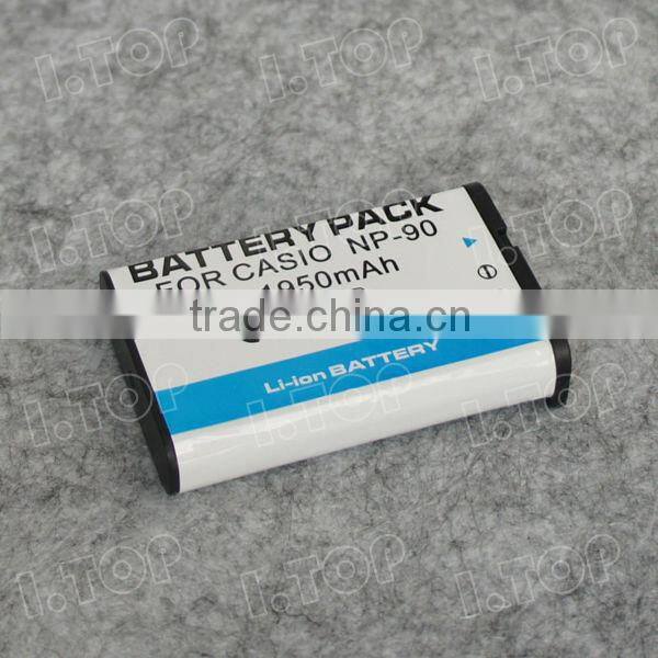 3.7V 1950mAh NP-90 Battery For CASIO FH100BK, EX-H10, EX-H15, EX-H20G Camera Battery