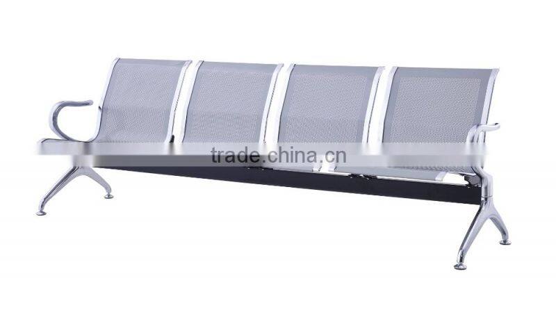 4 seater waiting room chair,airport chair,stainless steel wait chair C504