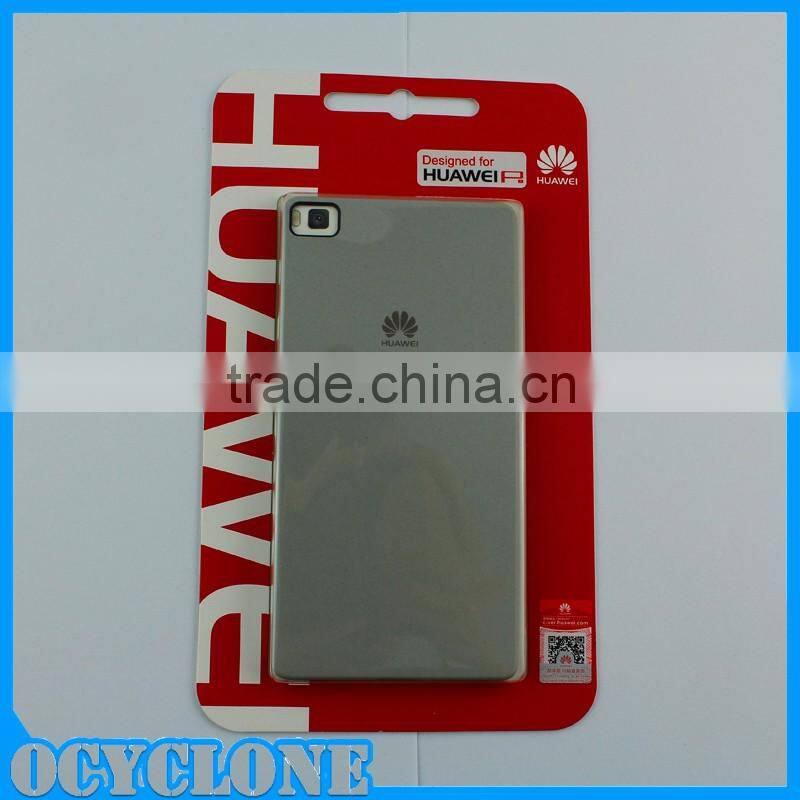 PC Villus Phone Case Back Cover Shockproof Bumper for Huawei P8