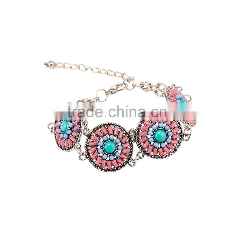 Free sample 2016 new design gold tone hamsa bracelet