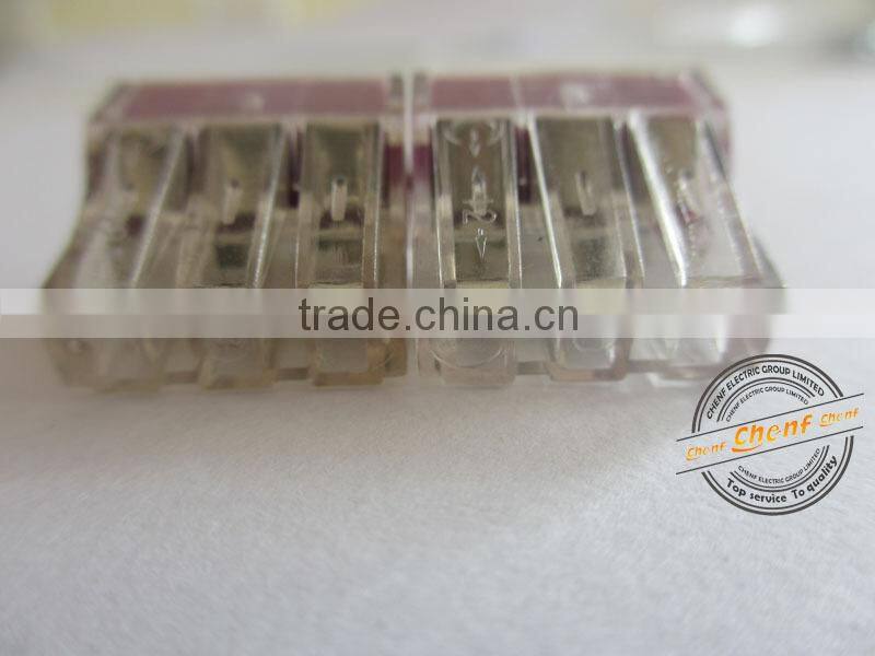 High Quality Push-in 6 Poles Wire Connector For Building
