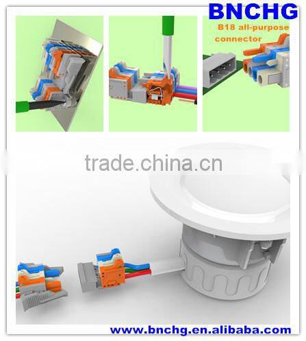 NEW all-purpose pcb terminal connector with button