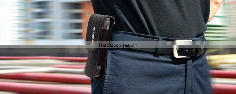 2016 hot selling cheapest Belt pouch Nylon holster for 16340 AA CR123 18650 LED flashlight