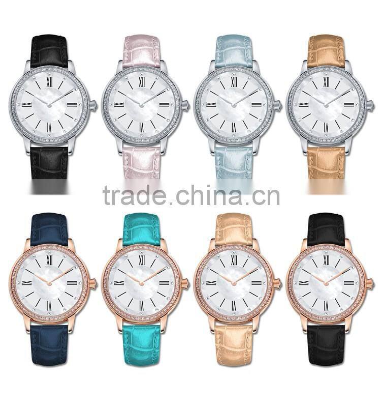 KYT IPRG rose gold 2016 best selling product 10atm waterproof japan movt quartz stainless steel back watch