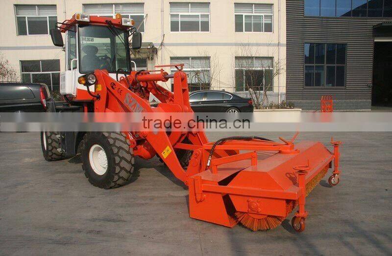Front loader SZM 930 with accessories sweeper