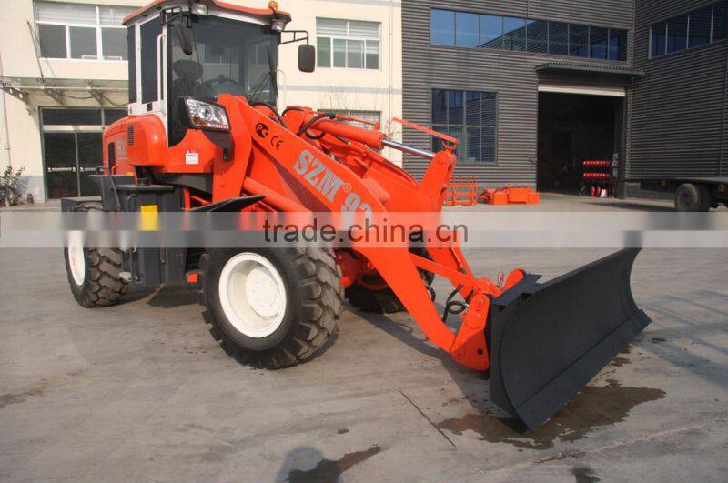 2014 New design Excellent Wheel Loader with Snow shovel