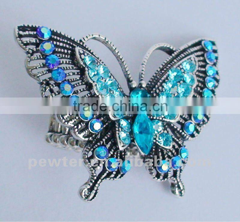 2012 Fashion Butterfly Metal Ring
